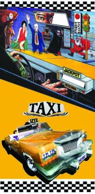 Tapis de protection vitre flipper  Taxi - Dimensions :106cm x 52cm